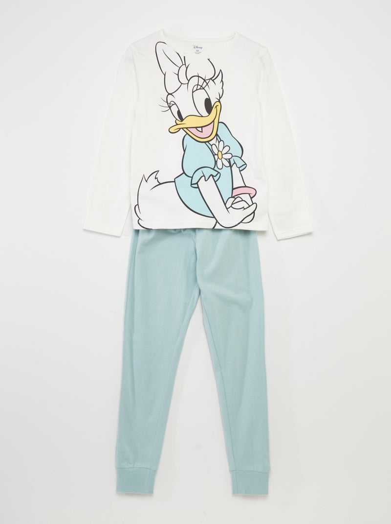 Pijama t-shirt + calças 'Margarida'  -  2 peças BRANCO - Kiabi