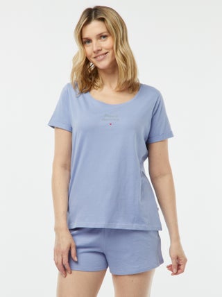 Pijama t-shirt + calções 'Dodo'