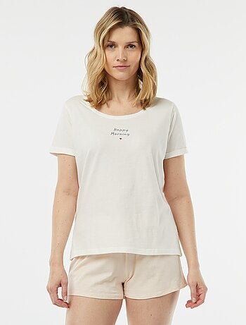 Pijama t-shirt + calções 'Dodo'