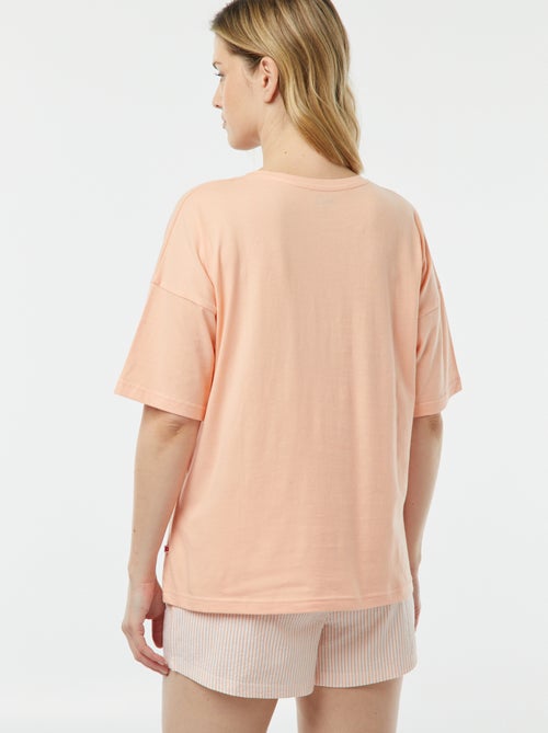 Pijama t-shirt + calções 'Dodo' - Kiabi