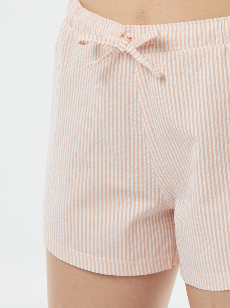 Pijama t-shirt + calções 'Dodo' LARANJA - Kiabi