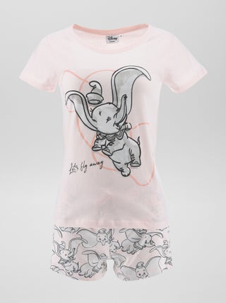 Pijama t-shirt + calções 'Dumbo'  - 2 peças