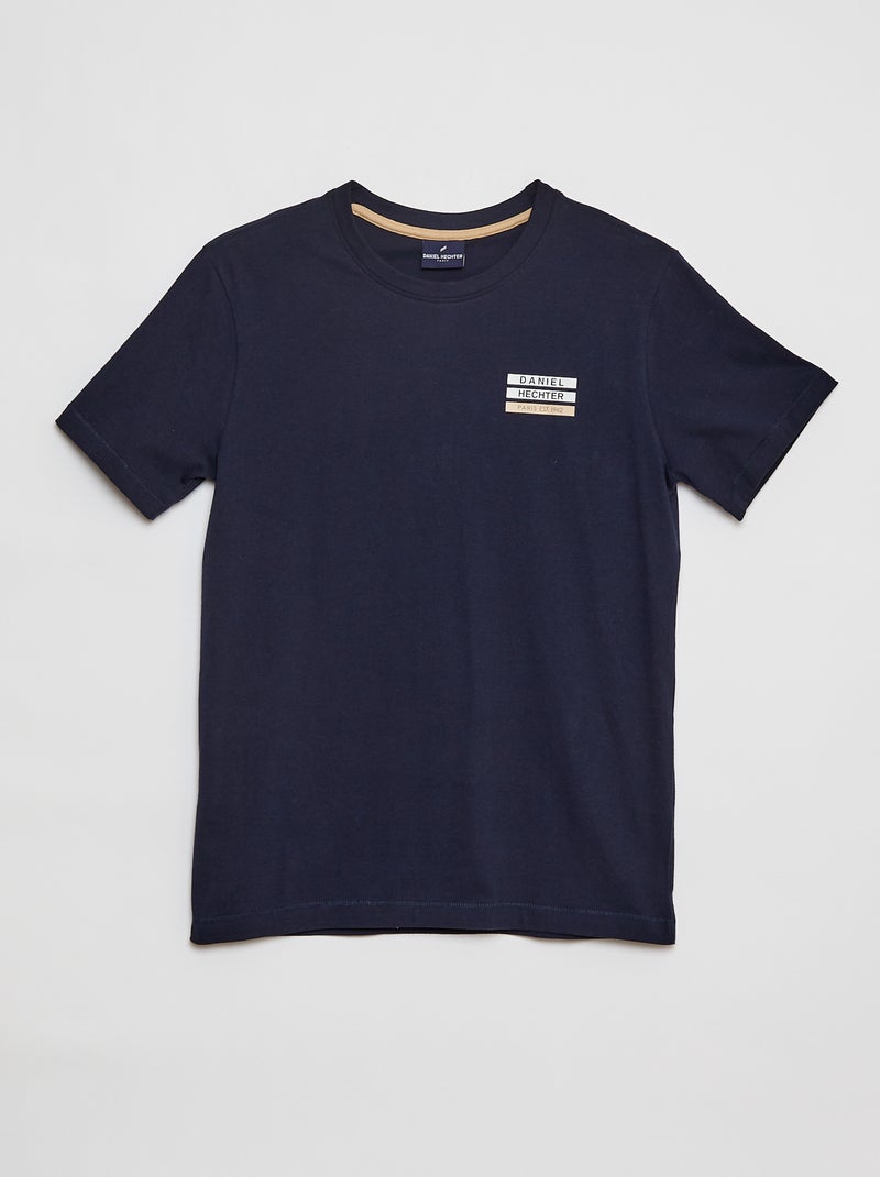 Pijama t-shirt + calções em jersey - 2 peças AZUL - Kiabi