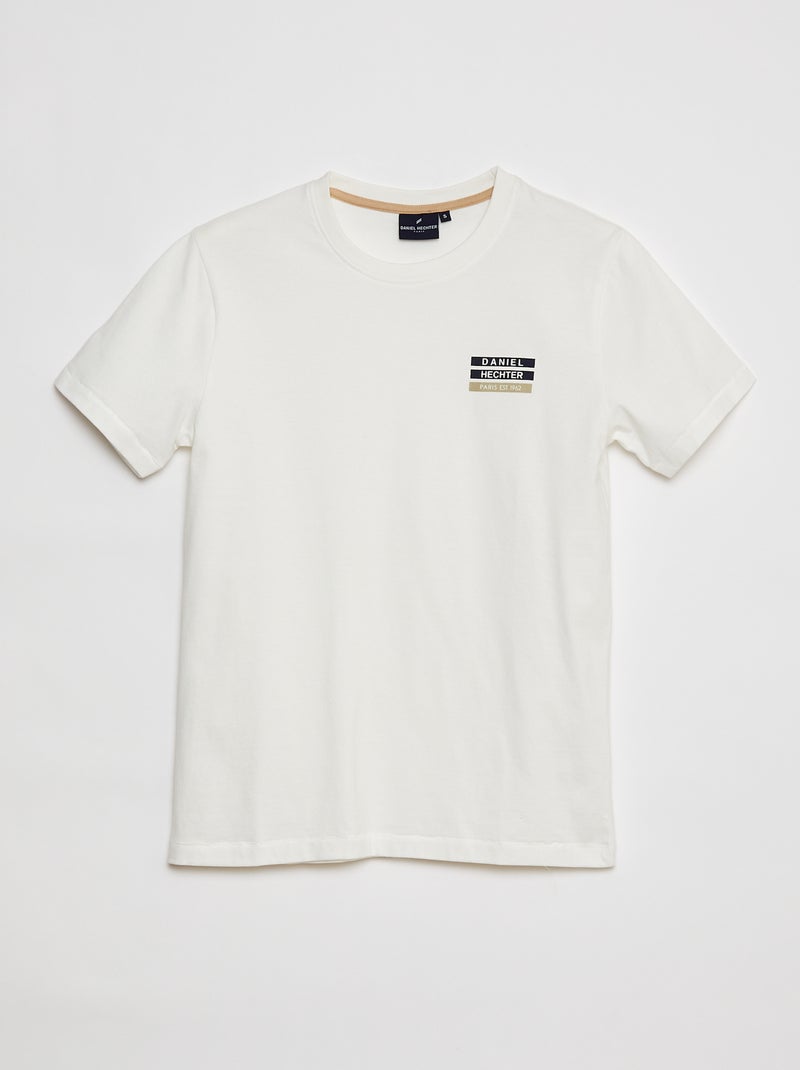 Pijama t-shirt + calções em jersey - 2 peças BEGE - Kiabi