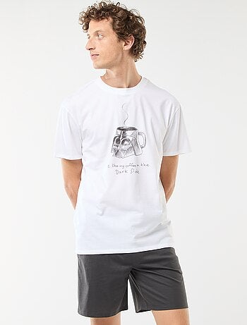 Pijama t-shirt + calções 'Star Wars' - 2 peças