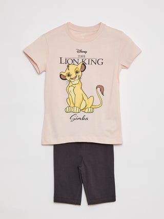 Pijama t-shirt larga + leggings 'Disney' - 2 peças