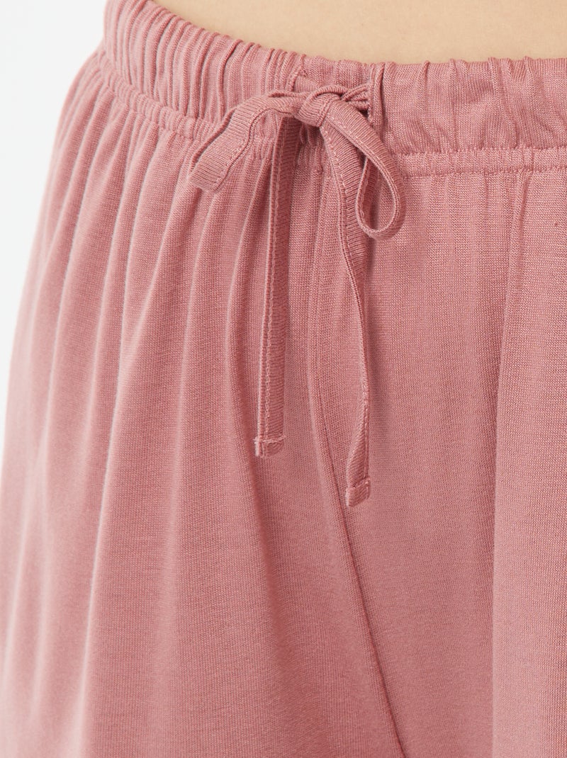 Pijama top + calções 'Dodo' ROSA - Kiabi