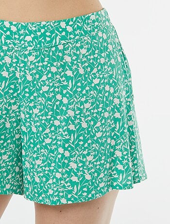 Pijama top + calções estampados