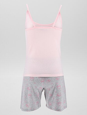 Pijama top + calções 'Minnie' - 2 peças