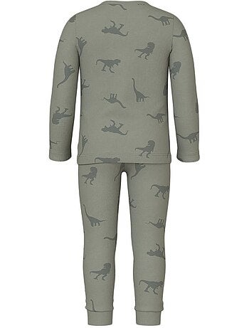 Pijama Verde de Dinossauro para Menino Name It