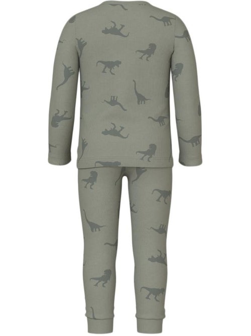 Pijama Verde de Dinossauro para Menino Name It - Kiabi