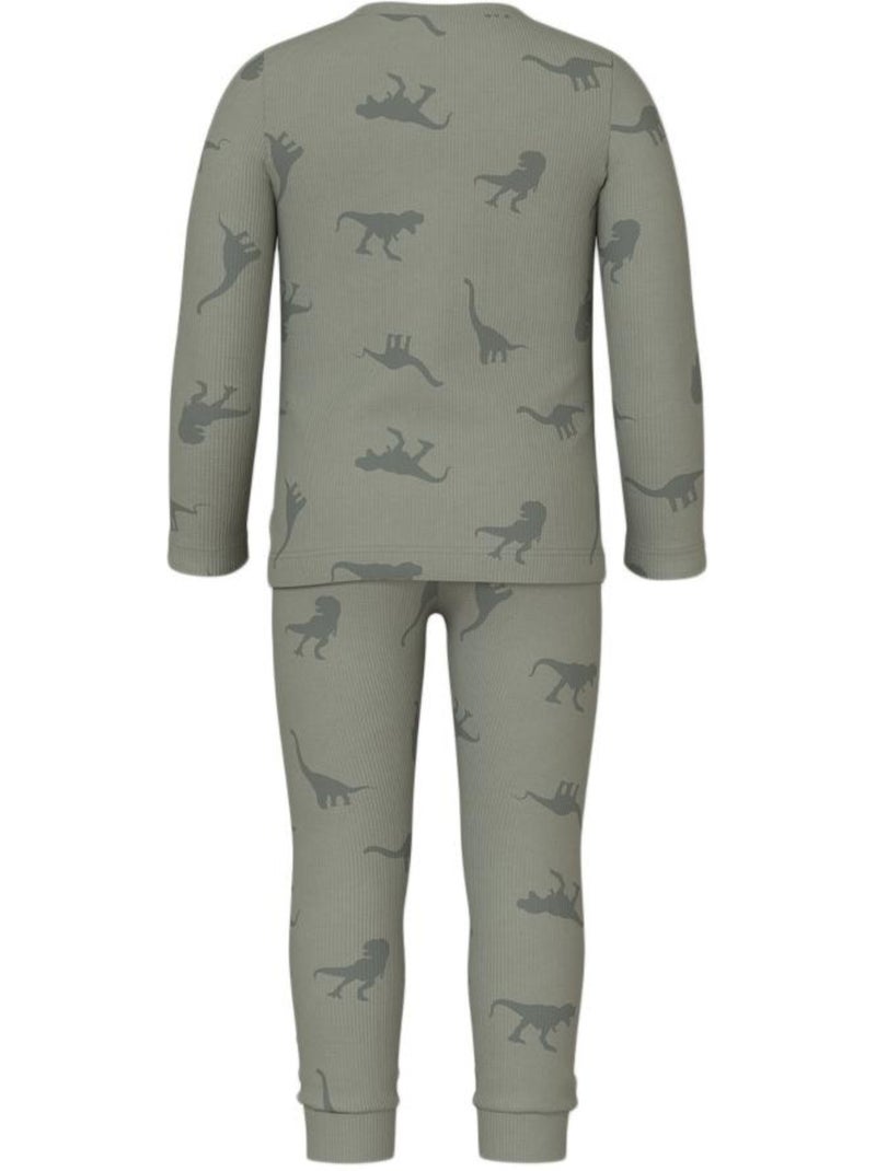 Pijama Verde de Dinossauro para Menino Name It Verde - Kiabi