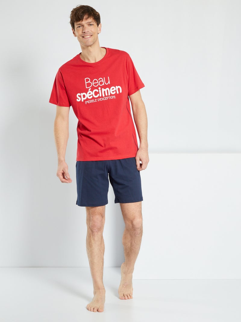 Pijama VERMELHO - Kiabi