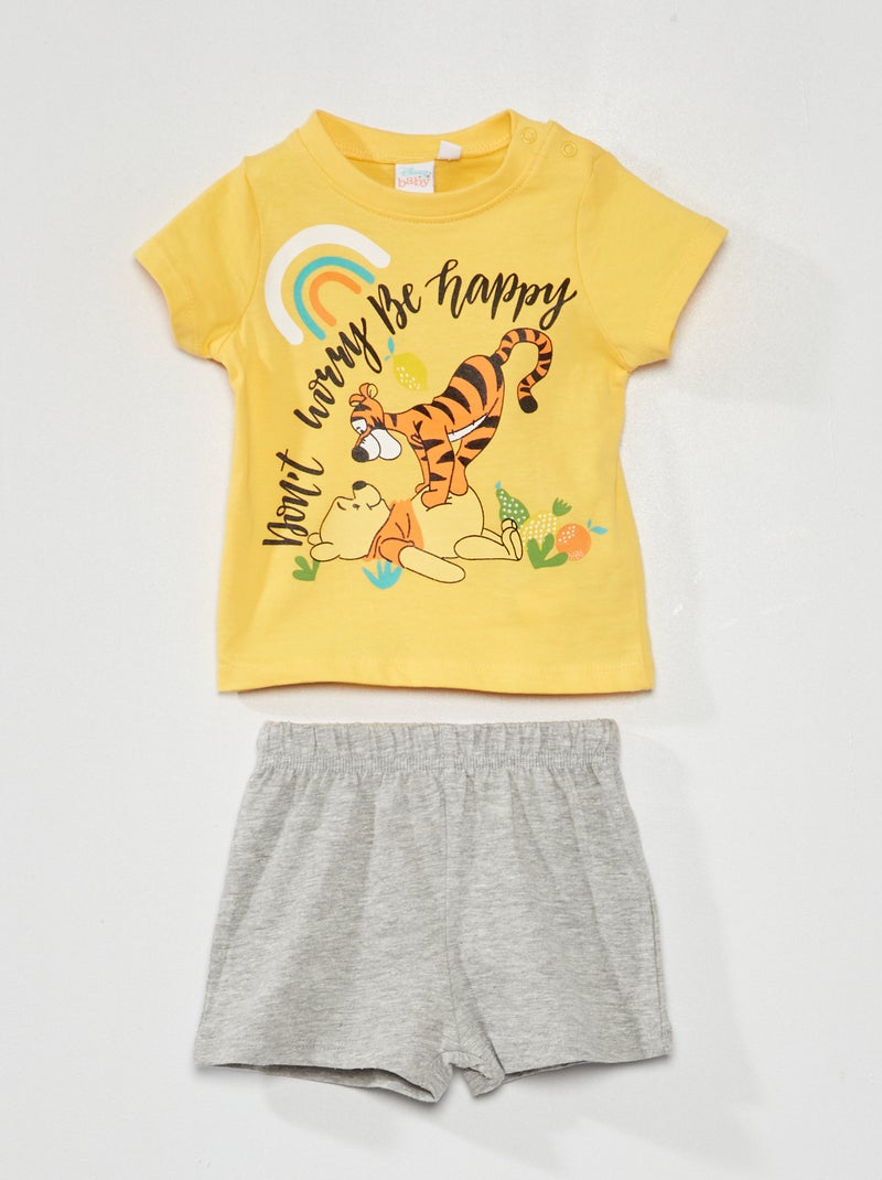 Pijama 'Winnie the Pooh' em jersey - 2 peças AMARELO - Kiabi