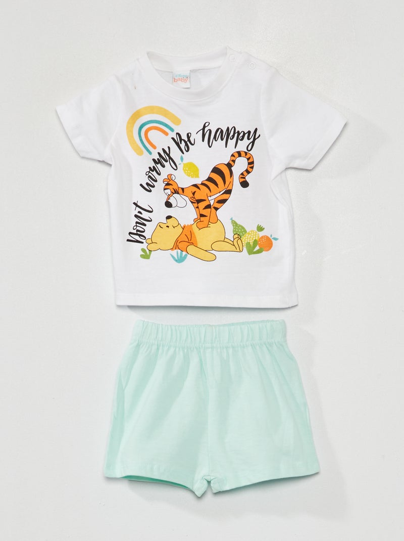 Pijama 'Winnie the Pooh' em jersey - 2 peças BRANCO - Kiabi