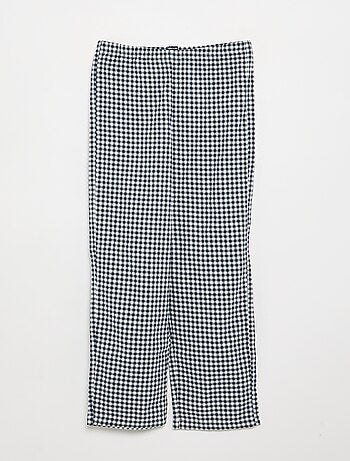 Pijama xadrez de flanela