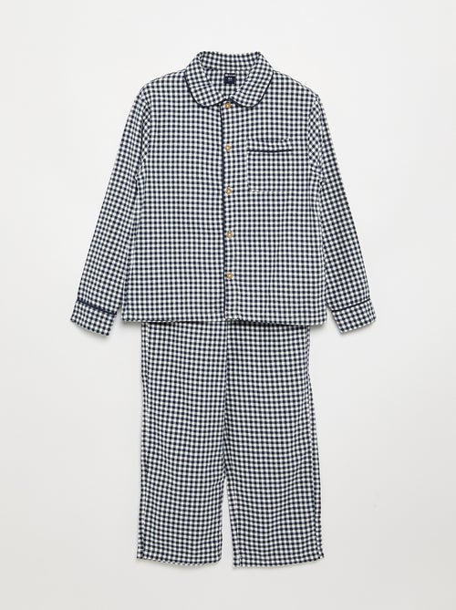 Pijama xadrez de flanela - Kiabi Pijama xadrez de flanela - Kiabi