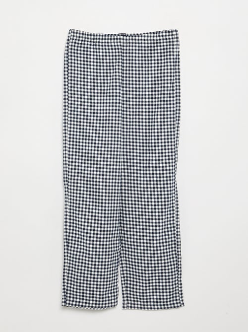 Pijama xadrez de flanela - Kiabi Pijama xadrez de flanela - Kiabi