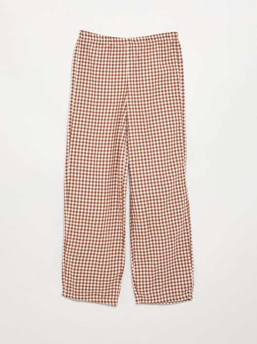Pijama xadrez de flanela - Kiabi Pijama xadrez de flanela - Kiabi