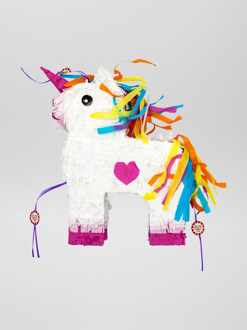 Piñata em forma de unicórnio BEGE - Kiabi