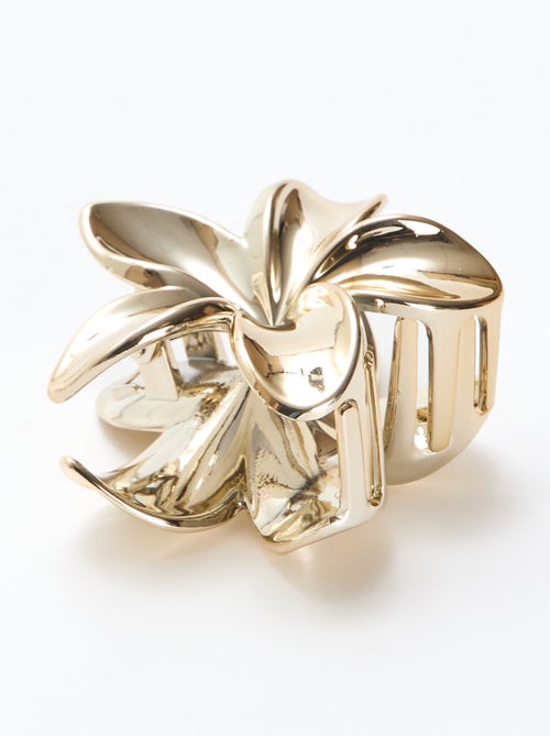 Pinça de cabelo em forma de flor - Kiabi