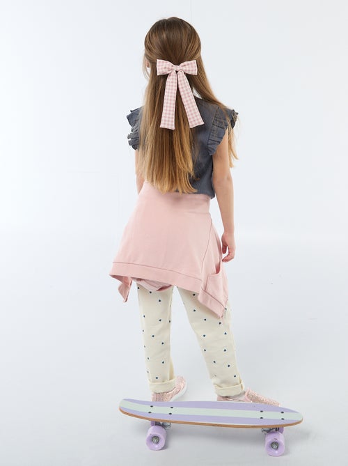 Pinça de crocodilo com laço fantasia e fita - Kiabi