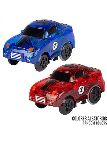 Pista de carros que brilha no escuro 131 peças speed & go