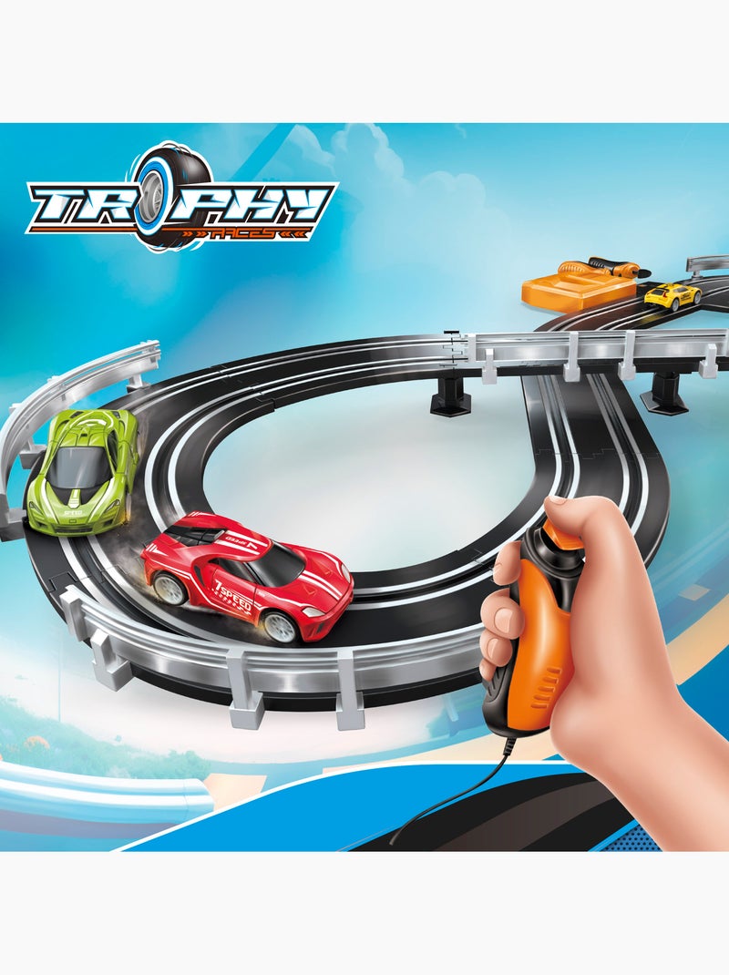 Pista de corridas magnética com 2 carros e 2 controladores progressivos speed & go N/D - Kiabi