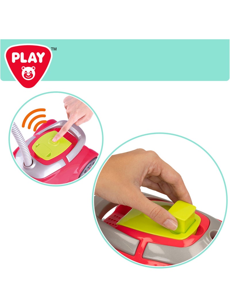 Play aspirador de brinquedo elétrico c/som e sucção N/D - Kiabi