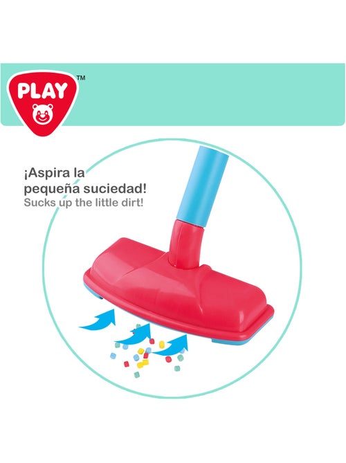 Play aspirador de brinquedo elétrico c/som e sucção - Kiabi