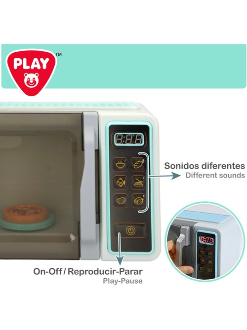 Play brinquedo de microondas c/luz e som - Kiabi