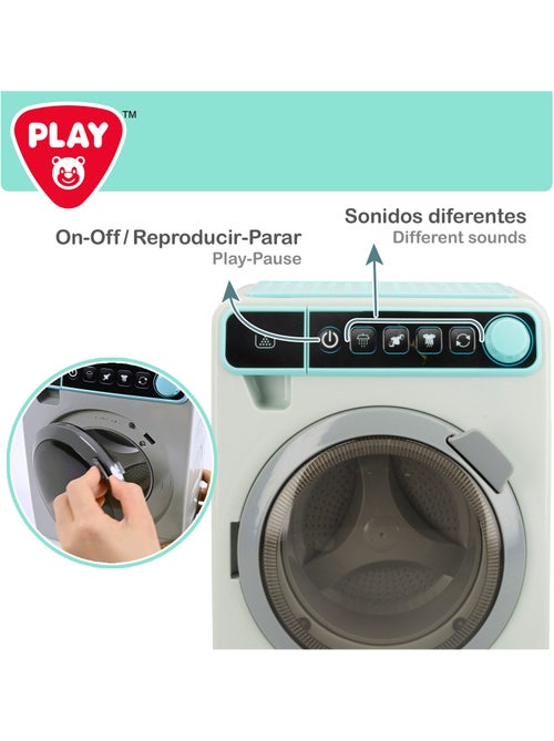 Play brinquedo máquina lavar c/luz e som - Kiabi