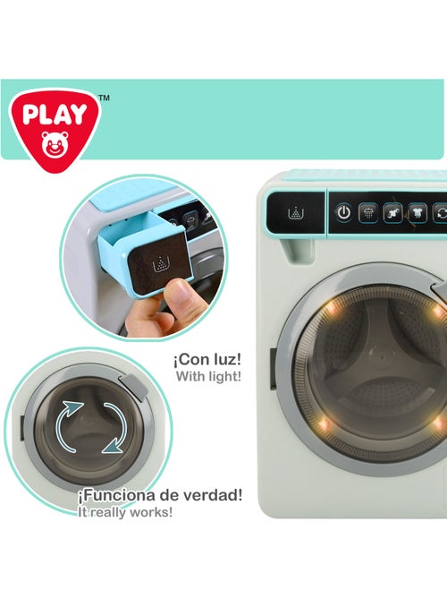 Play brinquedo máquina lavar c/luz e som - Kiabi