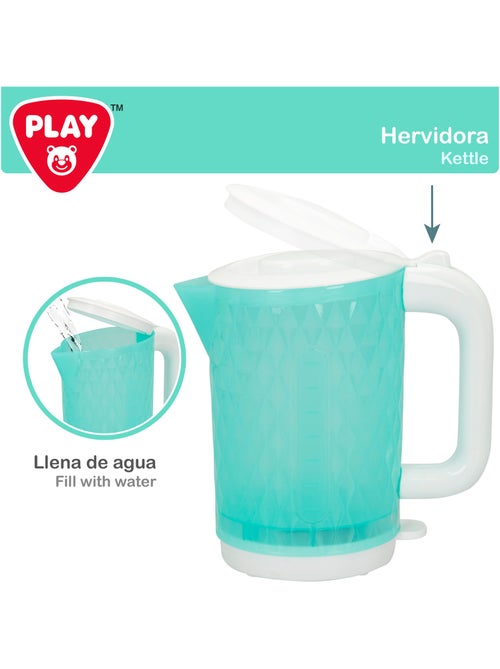 Play conjunto torradeira e chaleira c/luz e som - Kiabi