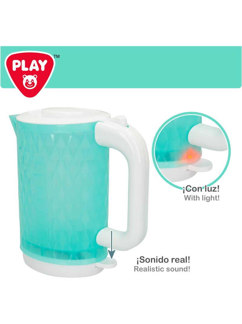 Play conjunto torradeira e chaleira c/luz e som N/D - Kiabi