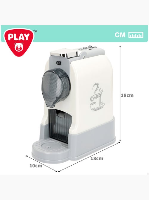 Play conjunto torradeira e máquina de café de brinquedo com luz e som - Kiabi