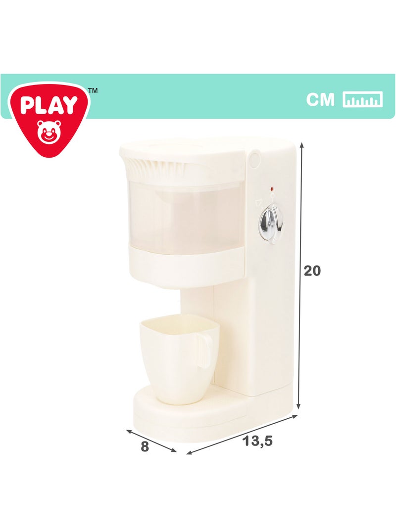 Play conjunto torradeira, liquidificador e máquina de café de brinquedo com luz e som N/D - Kiabi