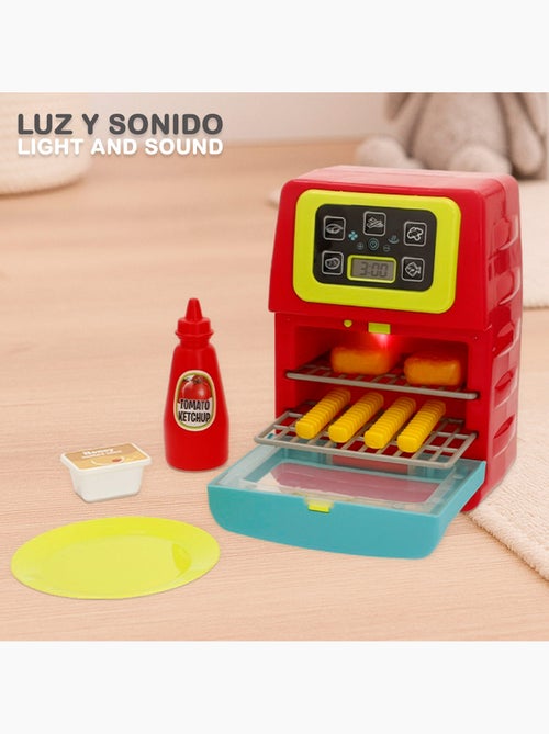 Play fritadeira elétrica de brinquedo com 14 peças, luzes e sons - Kiabi Play fritadeira elétrica de brinquedo com 14 peças, luzes e sons - Kiabi