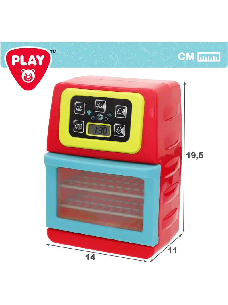 Play fritadeira elétrica de brinquedo com 14 peças, luzes e sons N/D - Kiabi