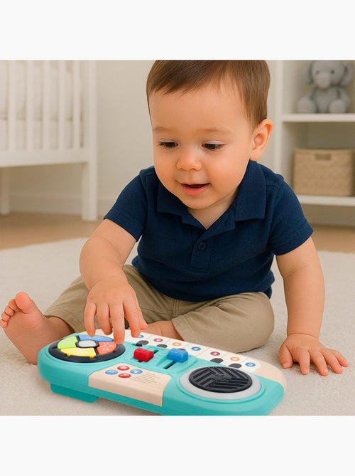 Play teclado eletrônico infantil para dj com luzes e sons - Kiabi