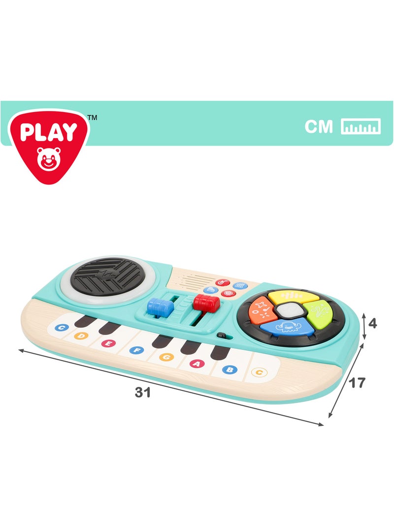Play teclado eletrônico infantil para dj com luzes e sons N/D - Kiabi