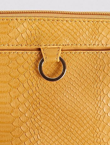 Pochete com efeito pele de cobra - Kiabi