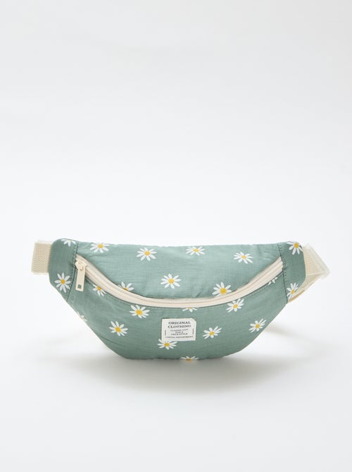 Pochete com estampado floral all-over em algodão - Kiabi