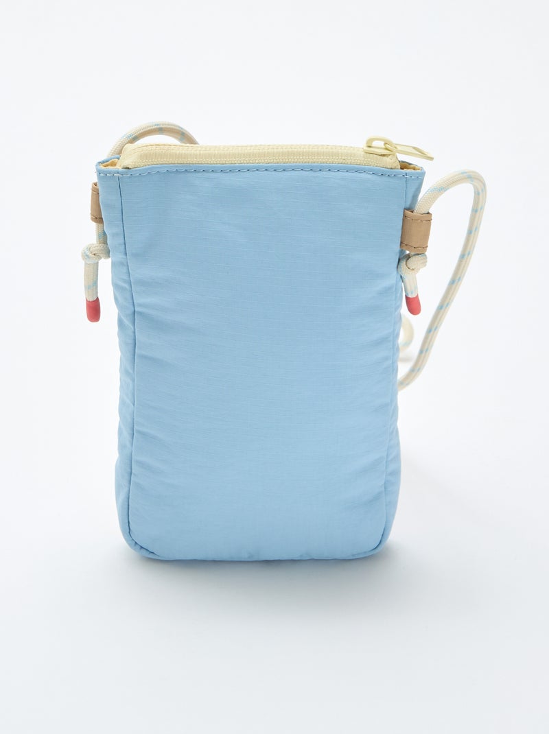 Pochette para telemóvel em tecido Azul - Kiabi