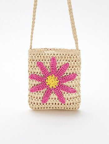 Pochette para telemóvel entrançada