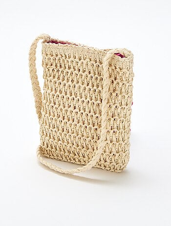 Pochette para telemóvel entrançada