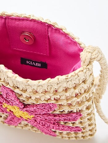 Pochette para telemóvel entrançada