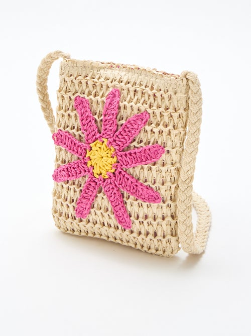 Pochette para telemóvel entrançada - Kiabi