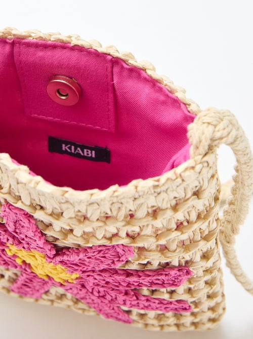 Pochette para telemóvel entrançada - Kiabi