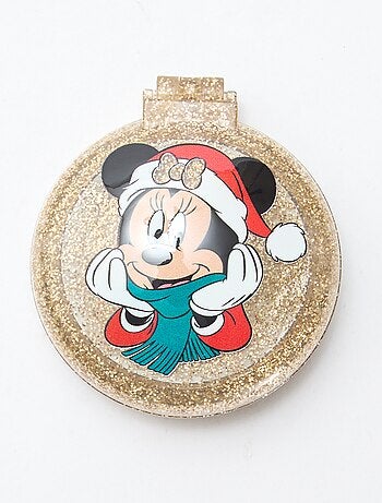 Pochette scrunchie + travessa de cabelo + escova 'Disney' 'Minnie'
